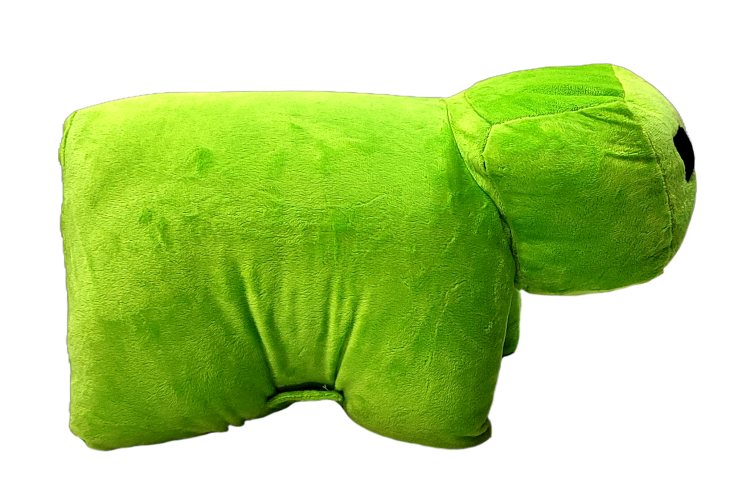 Duża zielona poduszka XXL 2w1 Minecraft