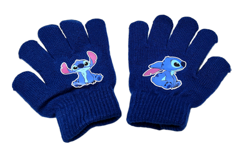 Pakiet zimowy czapka + rękawiczki + komin Disney Stitch.