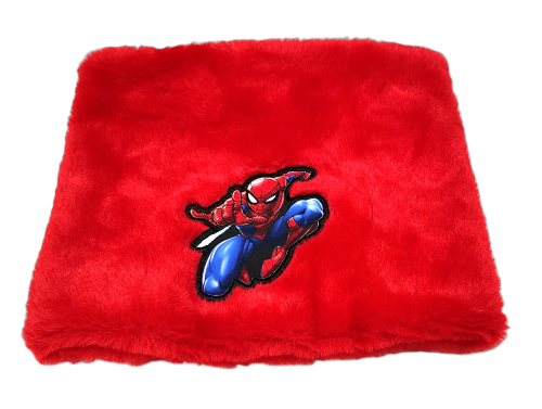Pakiet zimowy: Czerwona czapka + rękawiczki + komin Spider-Man.