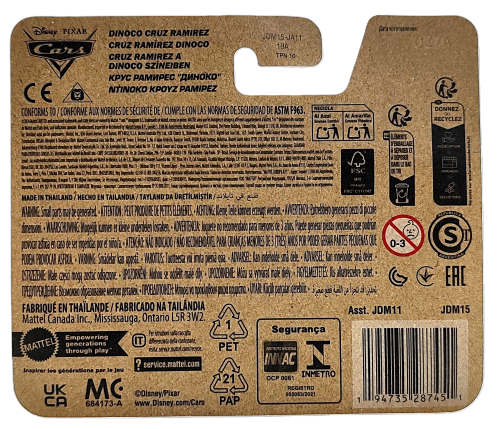 Samochód Mattel Disney Cars - Dinoco Cruz Ramirez