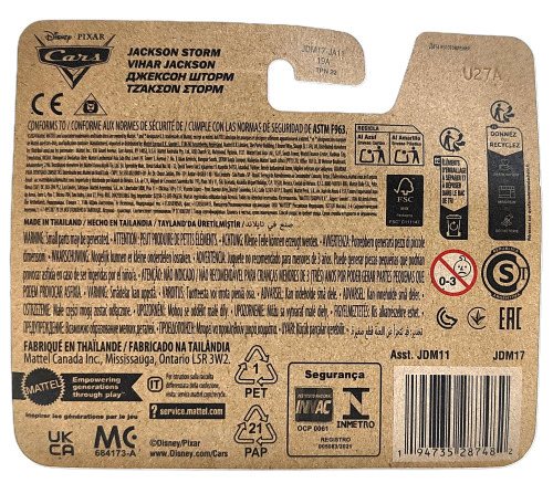 Samochód Mattel Disney Cars - Jackson Storm