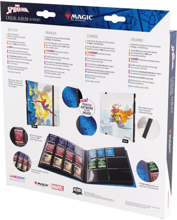 Album Gamegenic: Magic The Gathering - Marvel's Spider-Man - 24-Pocket Album - Spider-Man/Green Goblin