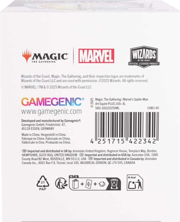 Gamegenic: Magic the Gathering - Marvel's Spider-Man - Art Squire PLUS 100+XL