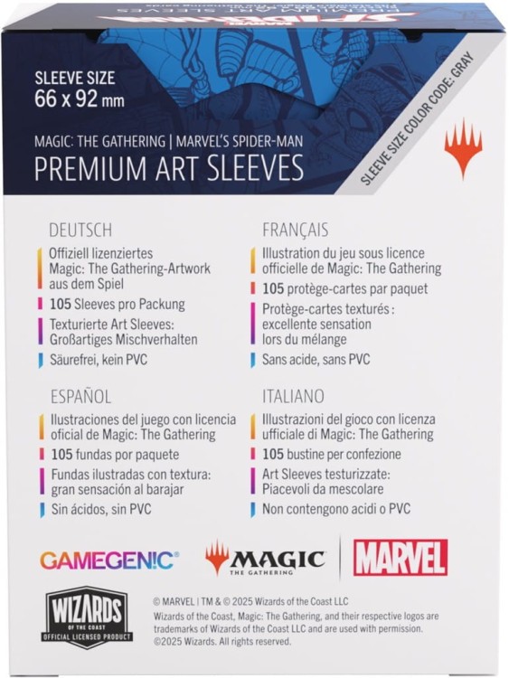Gamegenic: Magic the Gathering - Marvel's Spider-Man - Premium Art Sleeves - Island