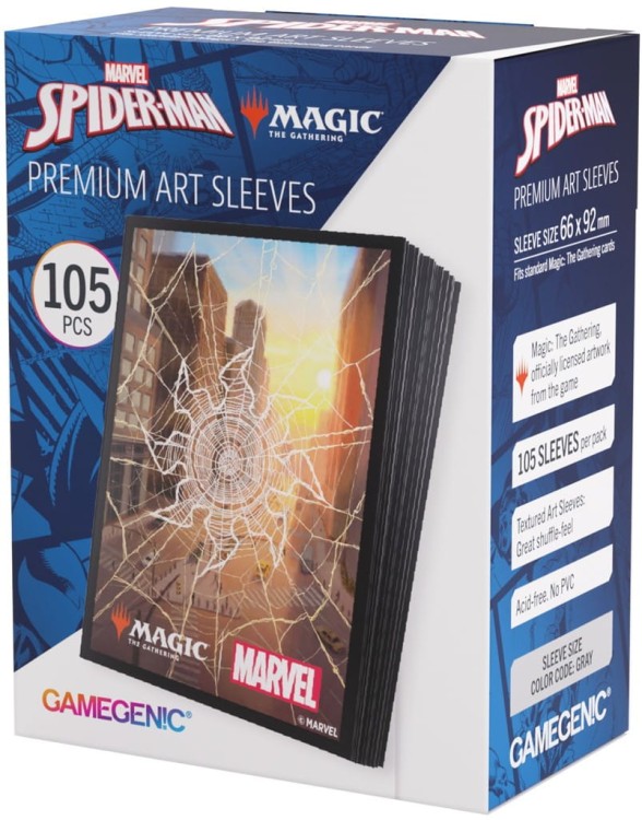 Gamegenic: Magic the Gathering - Marvel's Spider-Man - Premium Art Sleeves - Plains