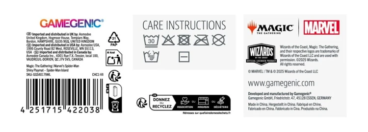 Mata Gamegenic: Magic the Gathering - Marvel's Spider-Man - Shiny Playmat - Island