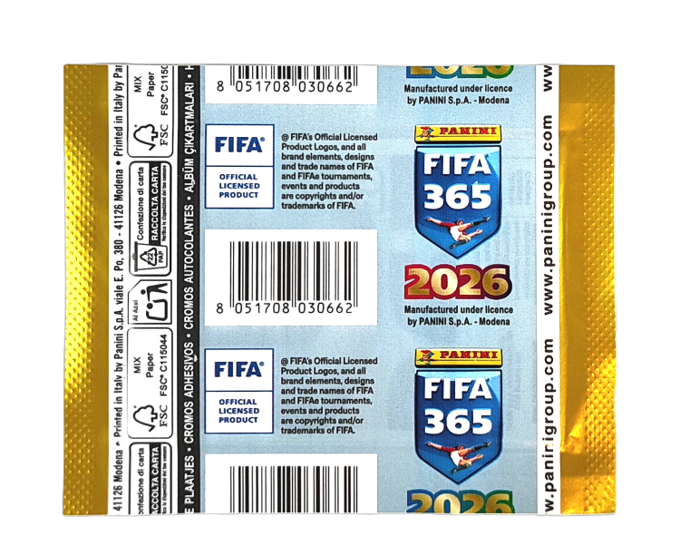 Panini Fifa 365 2026 saszetka z naklejkami