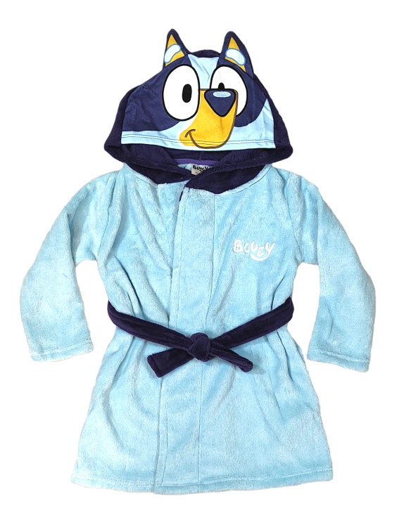Szlafrok dziecięcy Bluey z kapturem rozm. 104