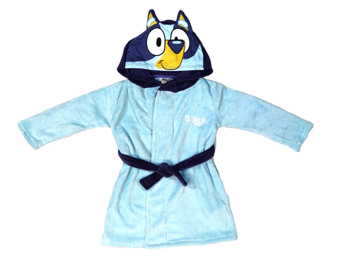 Szlafrok dziecięcy Bluey z kapturem rozm. 104