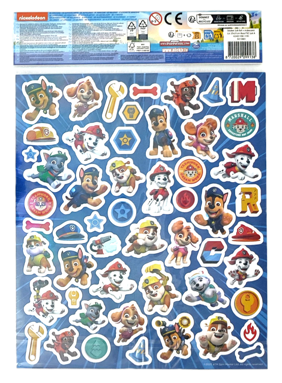 Naklejki holo Psi Patrol - 2 arkusze
