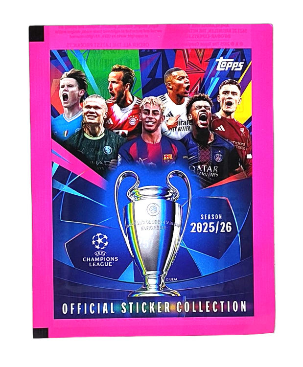 Kolekcja naklejkowa Champions League 2026 S&A Saszetka z naklejkami