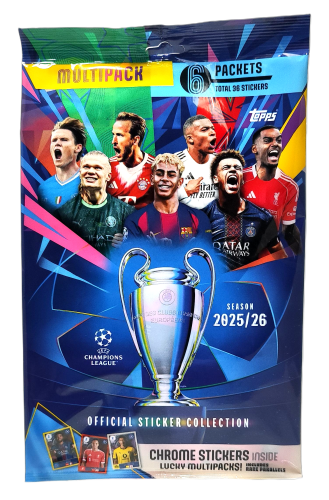 Kolekcja naklejkowa Champions League 2026 S&A Multipack