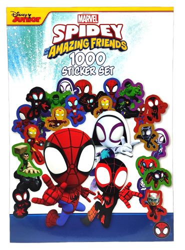 Zestaw naklejek Spidey and his amazing friends ok. 1000 sztuk.