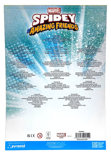 Zestaw naklejek Spidey and his amazing friends ok. 1000 sztuk.