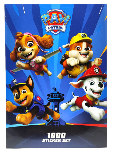 Zestaw naklejek Psi Patrol ok. 1000 sztuk.