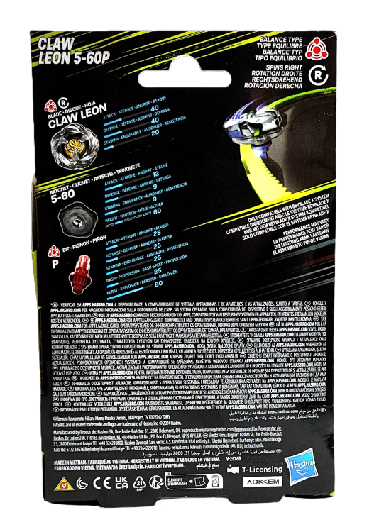 Bączek Beyblade X - Claw Leon 5-60P.
