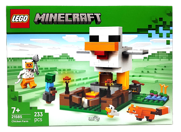 LEGO Minecraft Farma kurczaków 21585