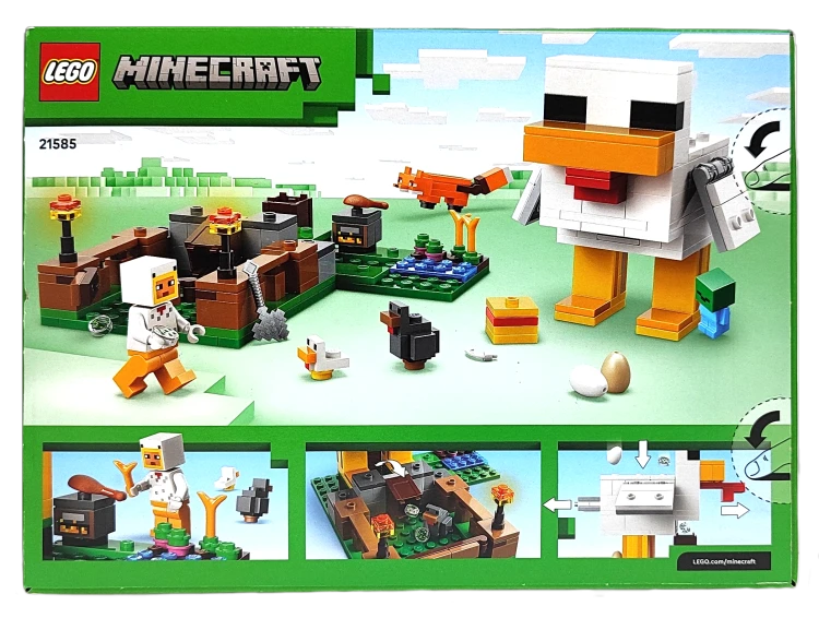 LEGO Minecraft Farma kurczaków 21585