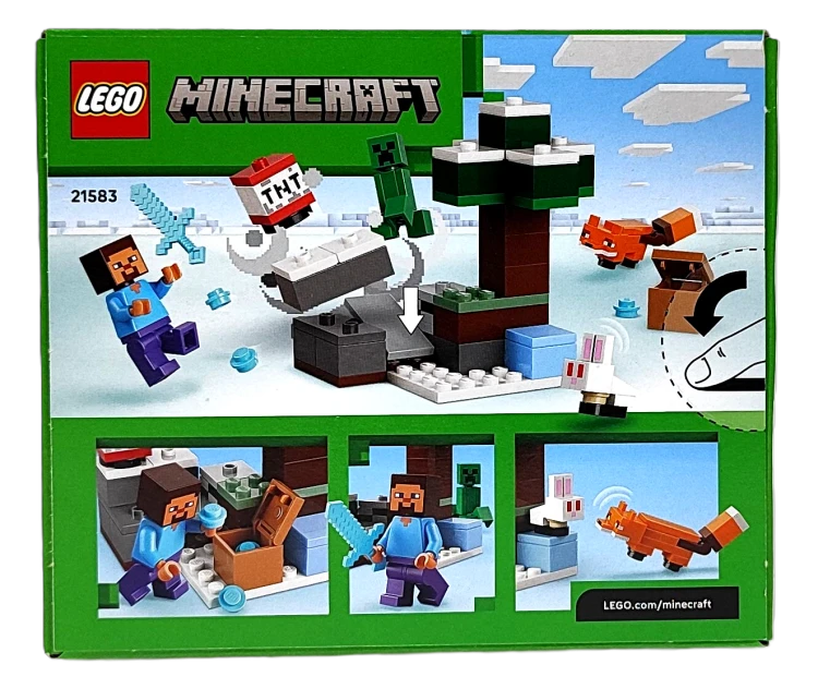 LEGO Minecraft Przygoda stevea w tajdze 21583