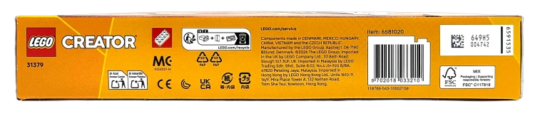 LEGO Creator 3 w 1 Groźny dinozaur 31379