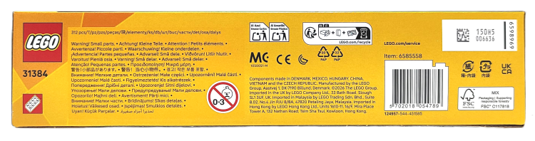 LEGO Creator 3 w 1 Kolorowy koliber 31384