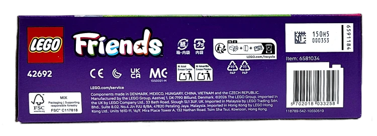 LEGO Friends Stoisko z lodami i balonami 42692