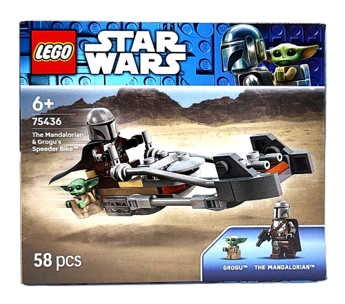 LEGO Star Wars Śmigacz Mandalorianina i Grogu 75436