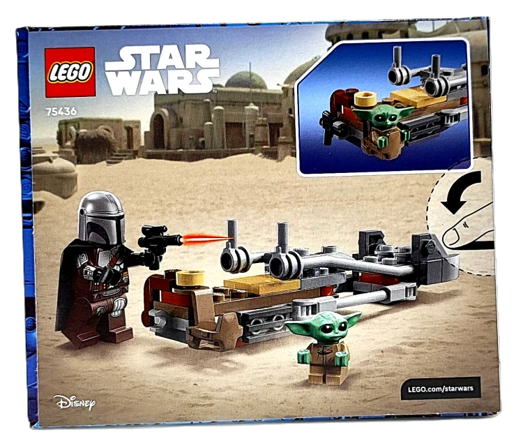 LEGO Star Wars Śmigacz Mandalorianina i Grogu 75436