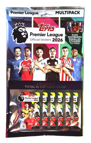 Kolekcja naklejkowa Premier League 2026 Multipack