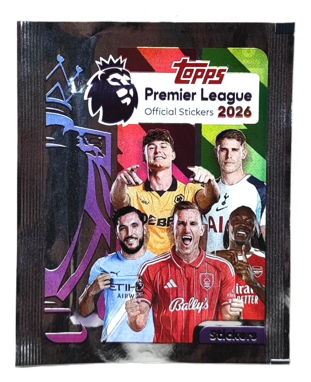 Kolekcja naklejkowa Premier League 2026 - saszetka