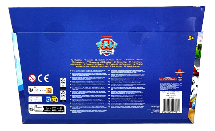 Zestaw flamastrów Psi Patrol.