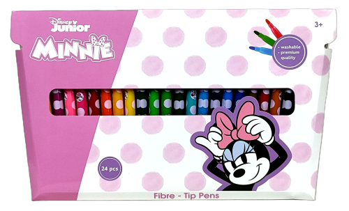 Zestaw flamastrów Disney Myszka Minnie.