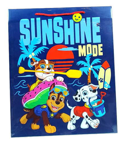 Torba prezentowa Psi Patrol - Sunshine mode 39 cm.