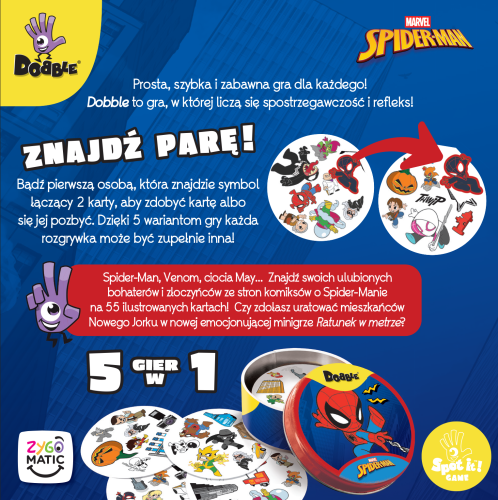 Gra towarzyska Dobble Spider-Man