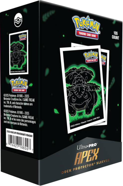Koszulki na karty Ultra Pro: Pokémon - Neon Kanto - Venusaur (105 szt.)