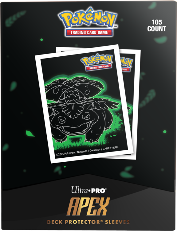 Koszulki na karty Ultra Pro: Pokémon - Neon Kanto - Venusaur (105 szt.)