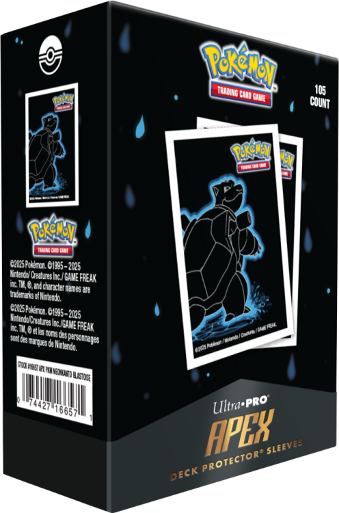 Koszulki na karty Ultra Pro: Pokémon - Neon Kanto - Blastoise (105 szt.)