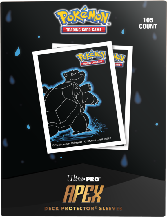Koszulki na karty Ultra Pro: Pokémon - Neon Kanto - Blastoise (105 szt.)