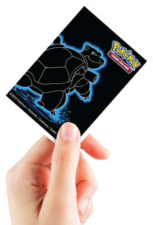 Koszulki na karty Ultra Pro: Pokémon - Neon Kanto - Blastoise (105 szt.)