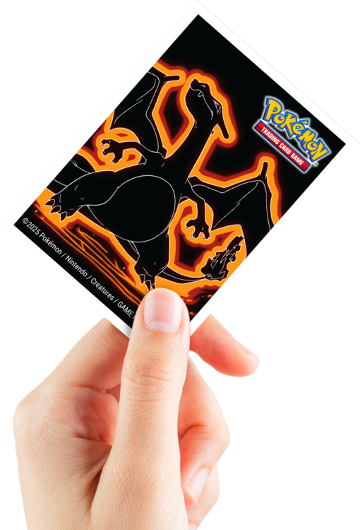 Koszulki na karty Ultra Pro: Pokémon - Neon Kanto - Charizard (105 szt.)