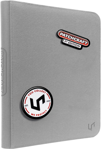 Album Ultra Pro: Patchcraft - Zippered 9-Pocket PRO-Binder - Szary