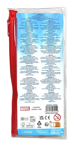 Zestaw artykułów szkolnych w saszetce - Spidey.