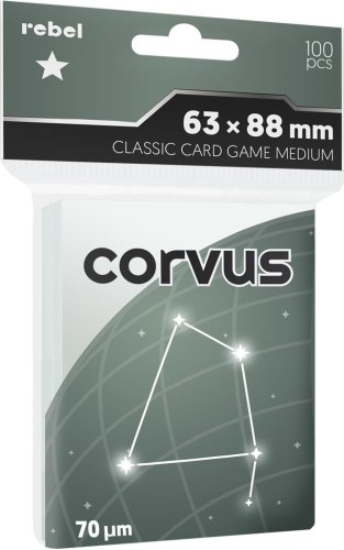 Koszulki na karty Rebel (63x88 mm) Corvus Classic Card Game Medium 100 szt.