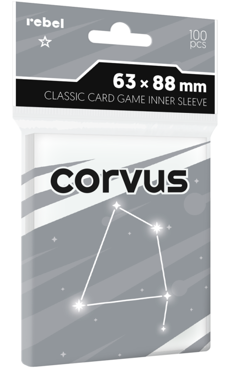 Koszulki na karty Rebel (63x88 mm) Corvus Inner Sleeve Light, 100 sztuk