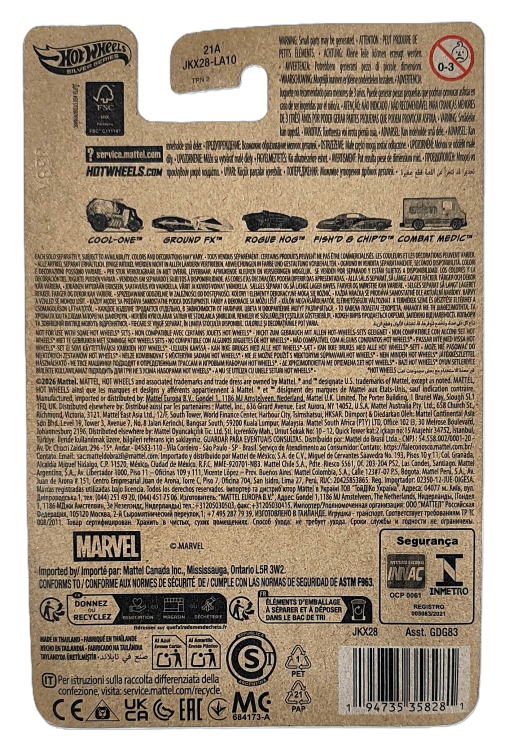 Hot Wheels Spider-Man - Fish'D & Chip'D 4/5