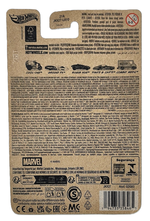 Hot Wheels Spider-Man - Rouge Hog 3/5