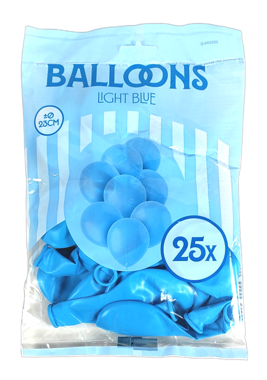 Niebieskie balony - 25 sztuk