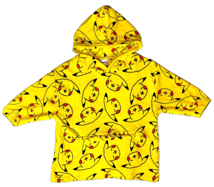 Szlafrok dziecięcy Pokemon z kapturem rozm. 104