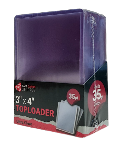 Toploader Regular 35PT 3"x4" Ultra Clear - 25szt. SCS