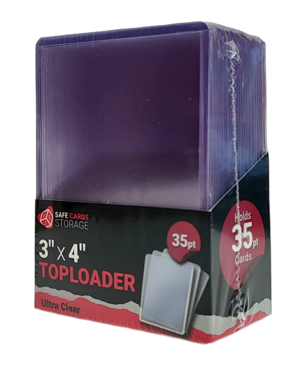 Toploader Regular 35PT 3"x4" Ultra Clear - 25szt. SCS